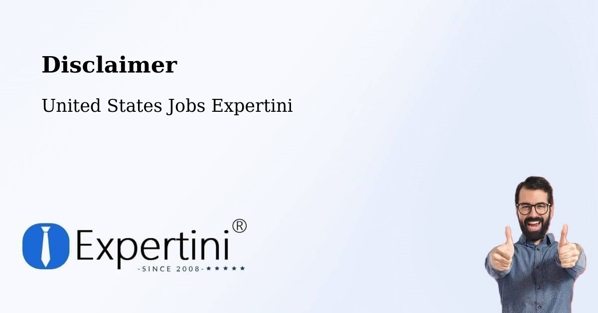 Disclaimer – Stanton - United States Jobs Expertini